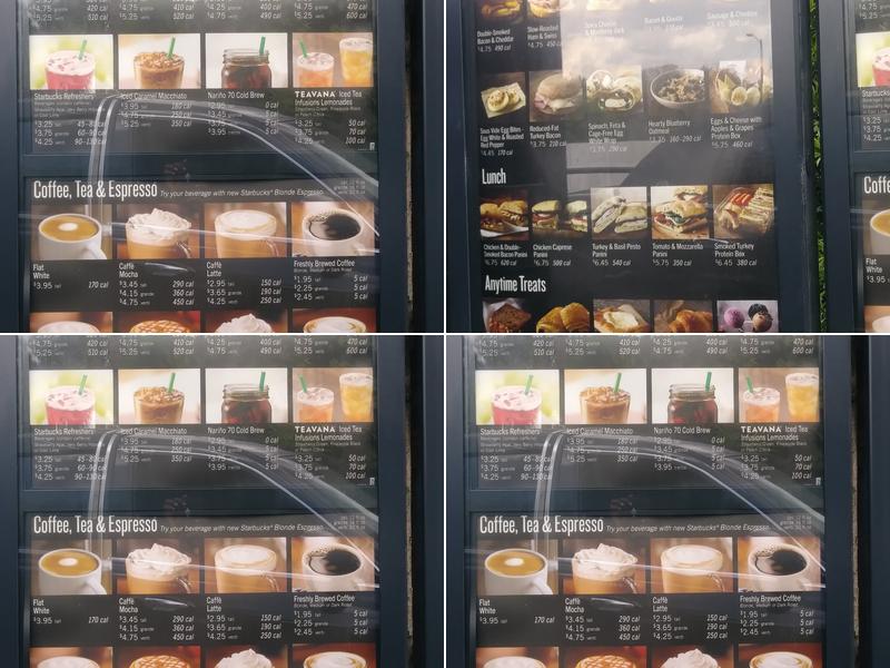 Starbucks Menu