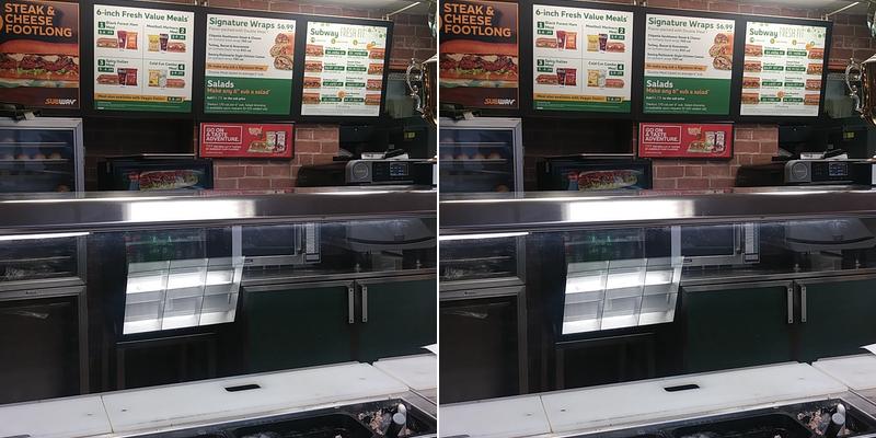 Subway Menu