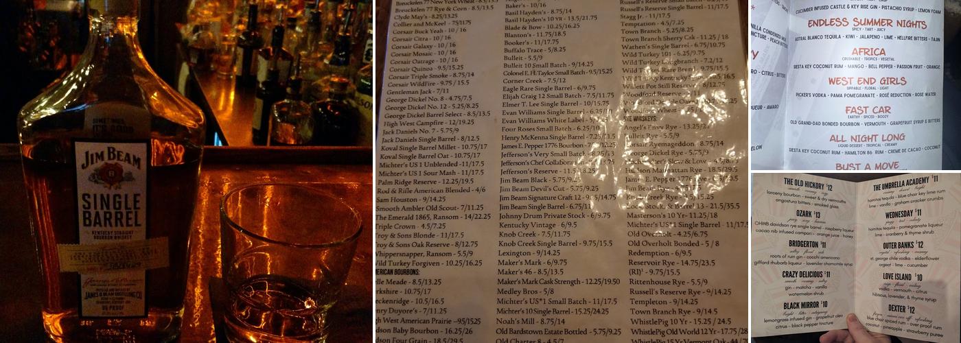 Old Hickory Whiskey Bar Menu
