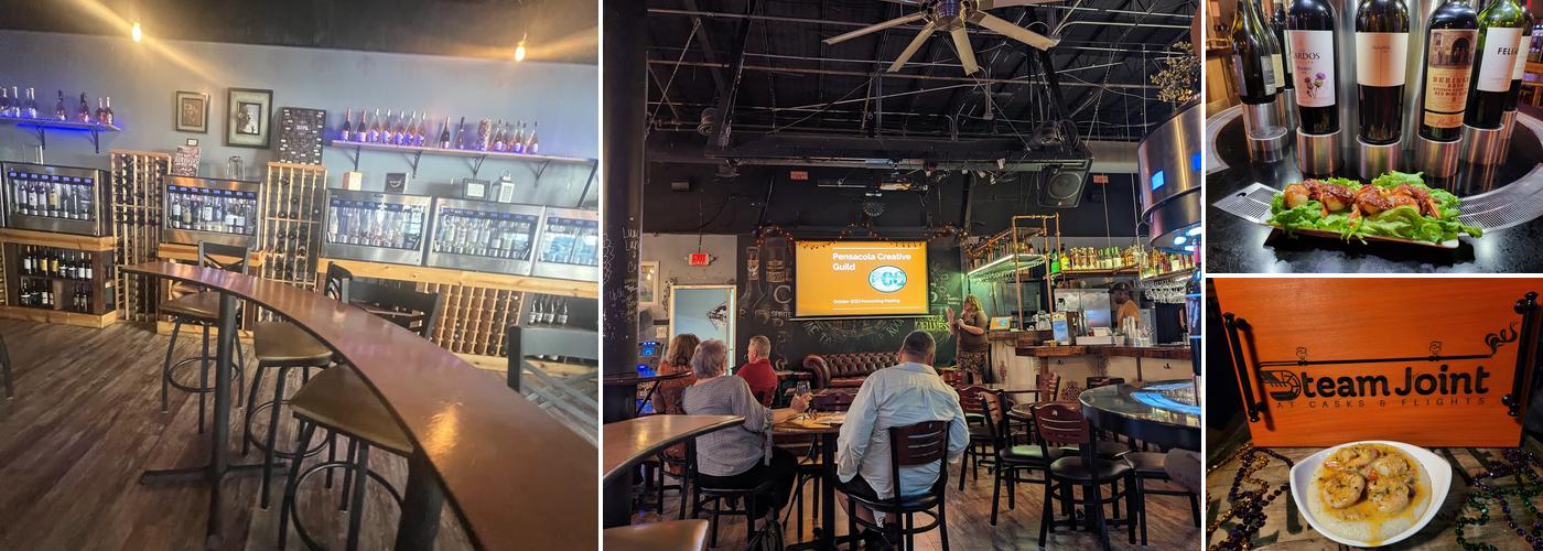 Casks and Flights Wine Tasting Room