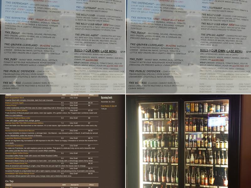 Lost Kangaroo Pub Menu