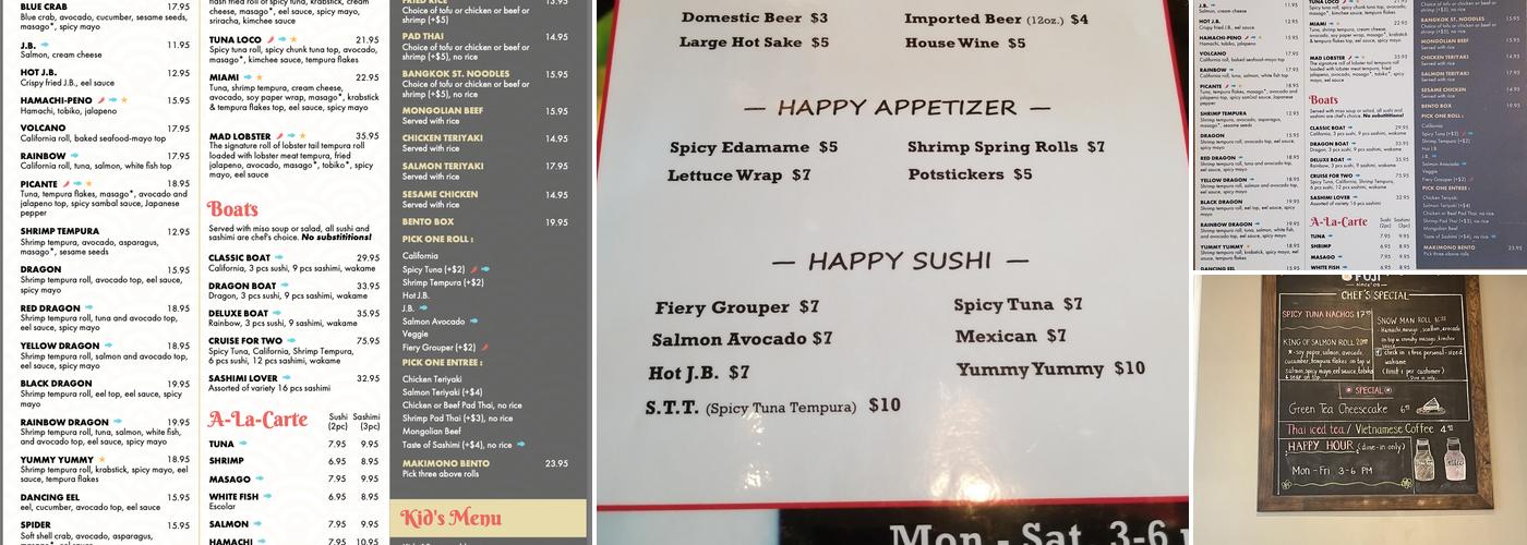 Fuji at Founders Square Menu