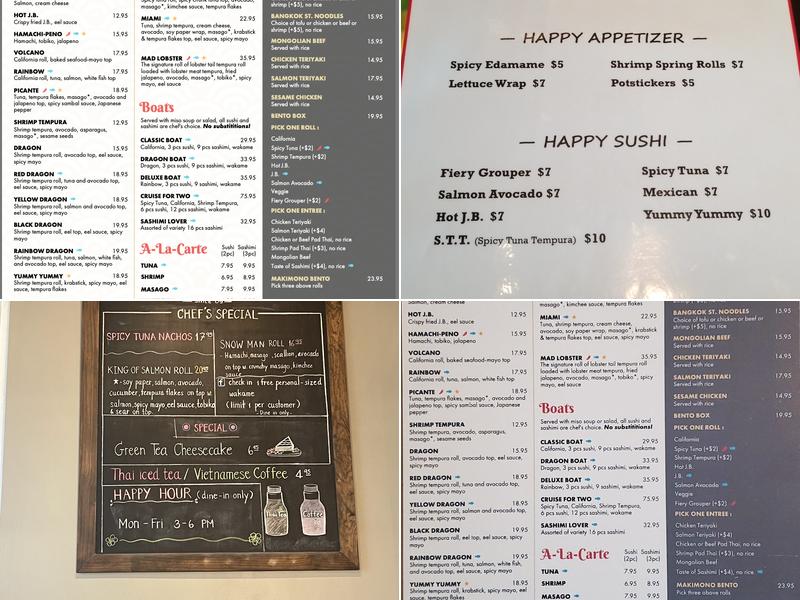 Fuji at Founders Square Menu