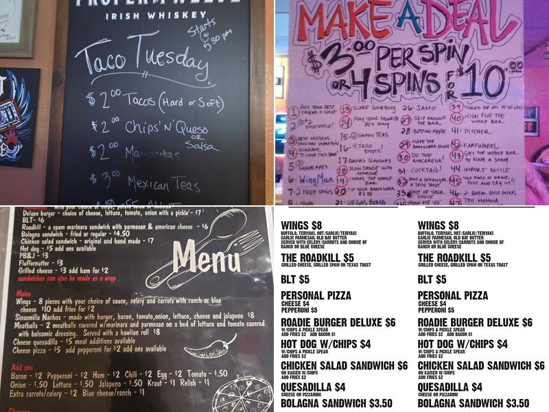 H & D Roadhouse Menu