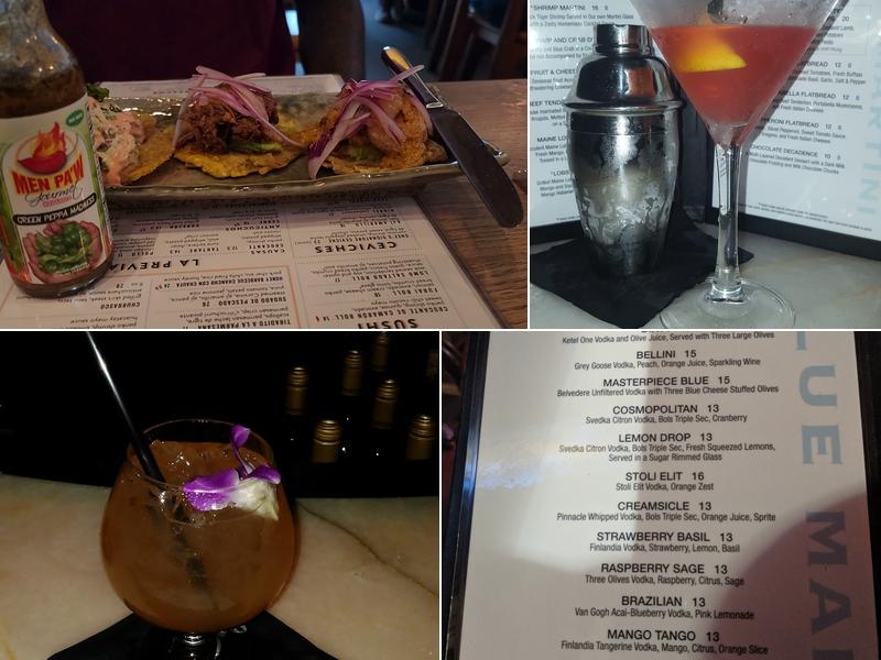 Blue Martini Menu