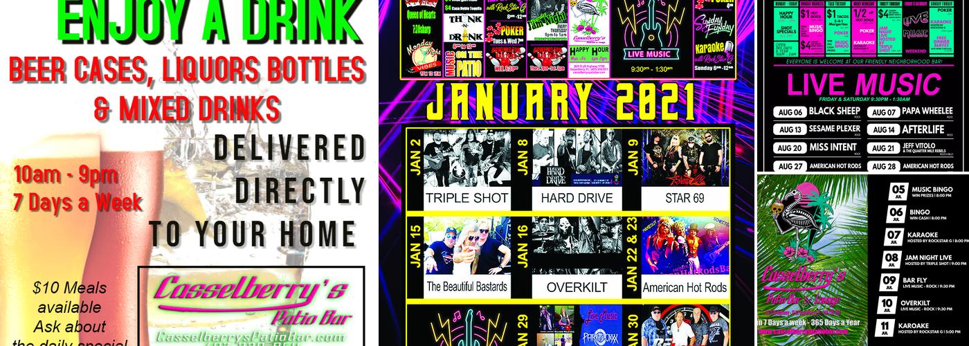 Casselberry's Patio Bar and Lounge Menu