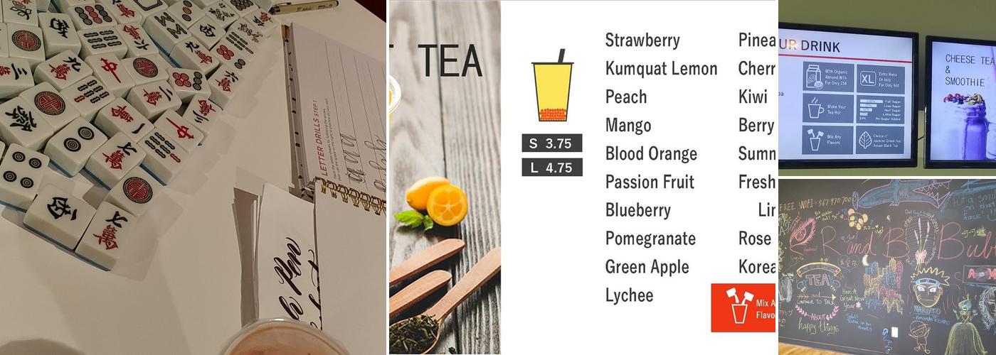 R&B Bubble Tea And Poke Bowl Menu