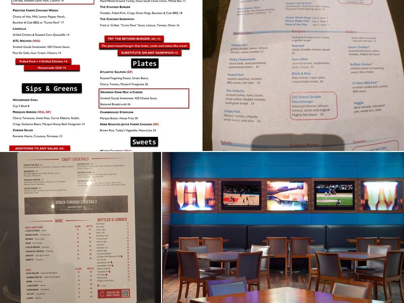 High Velocity Menu
