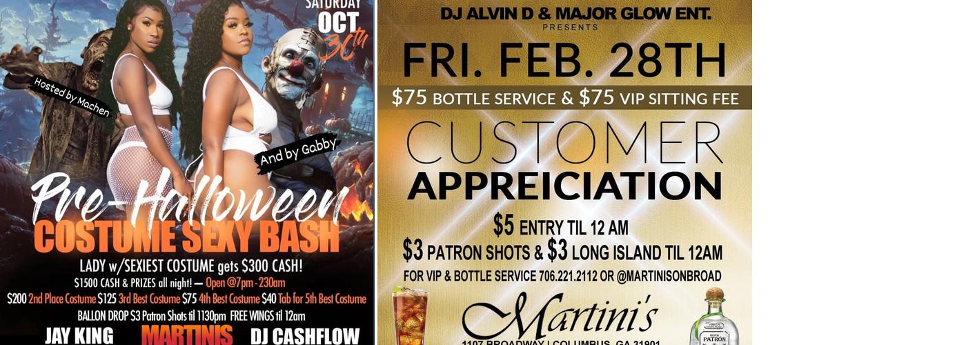 Martini's Menu