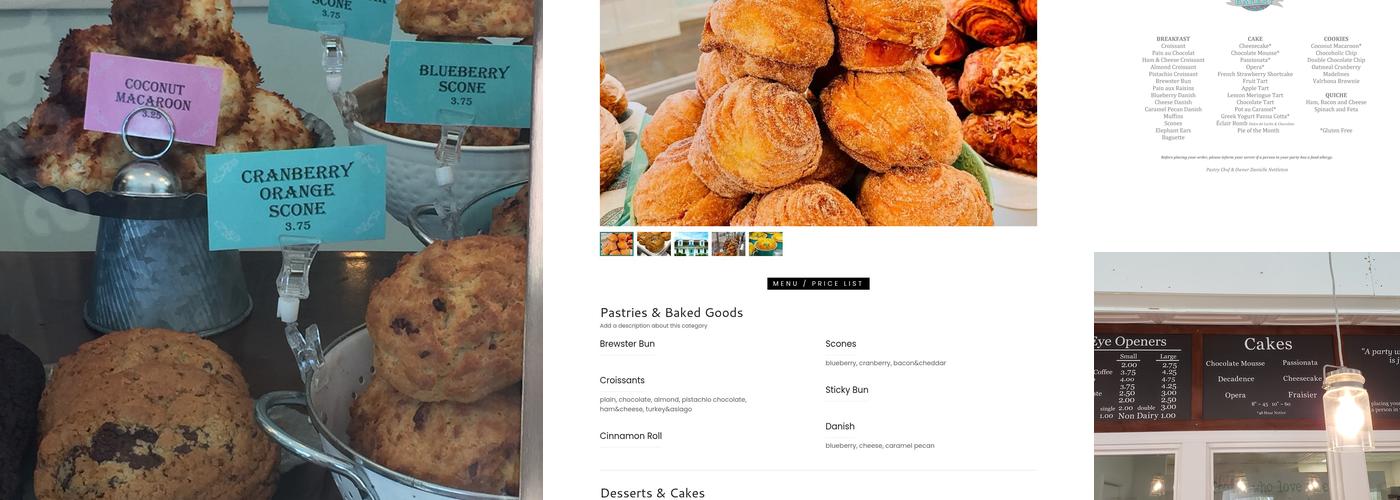 Eat Cake 4 Breakfast Menu