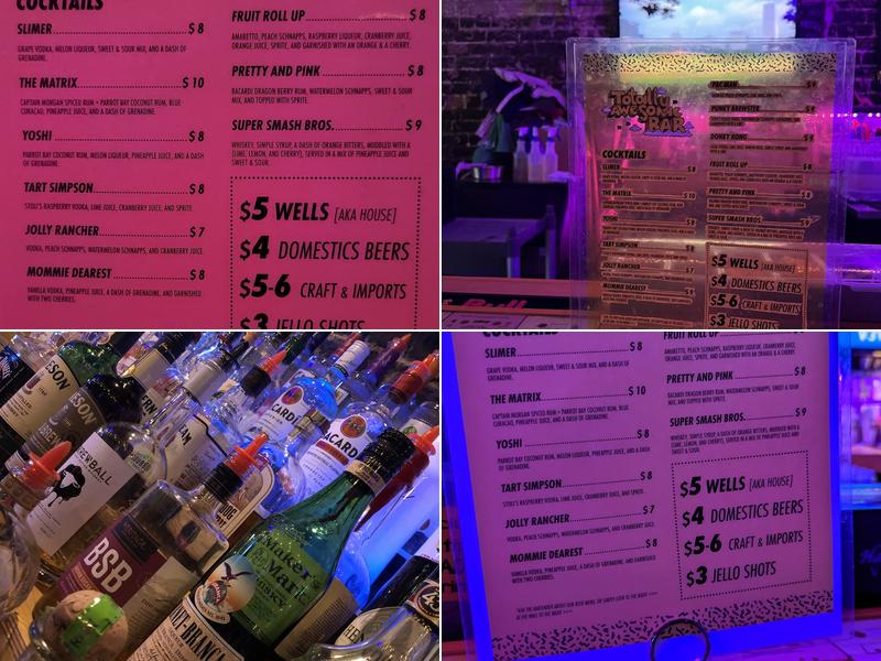 Totally Awesome Bar Menu