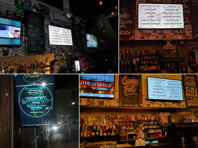 Barrelhouse South Menu