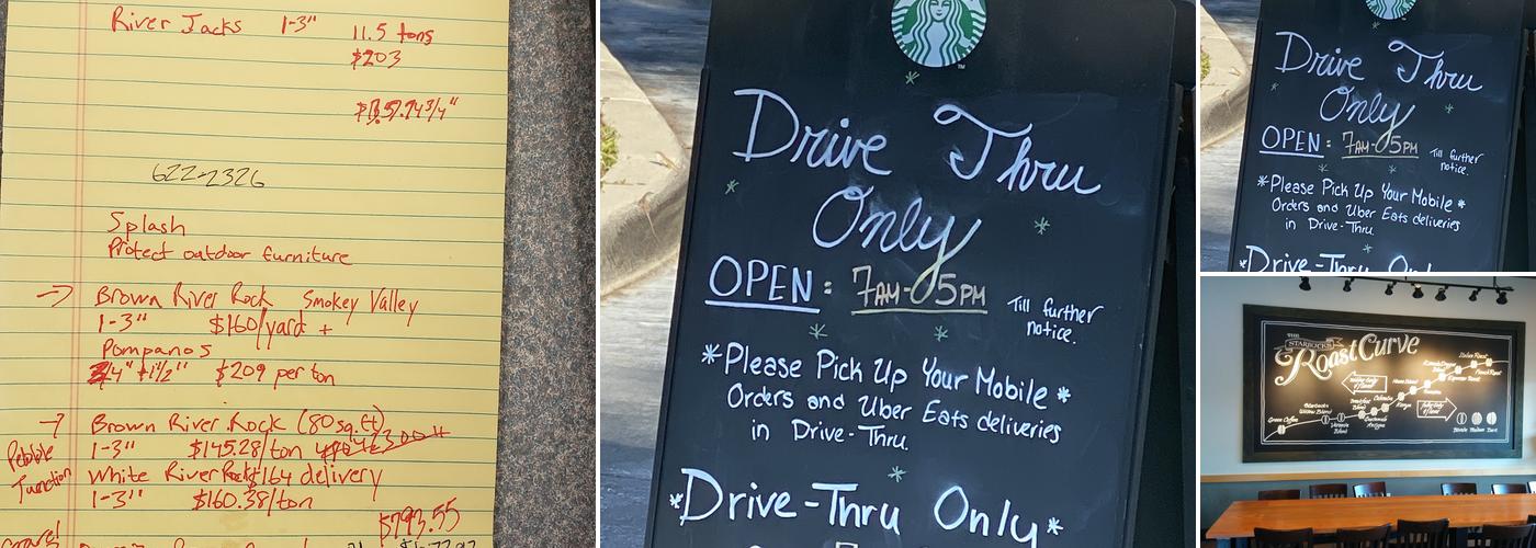 Starbucks Menu