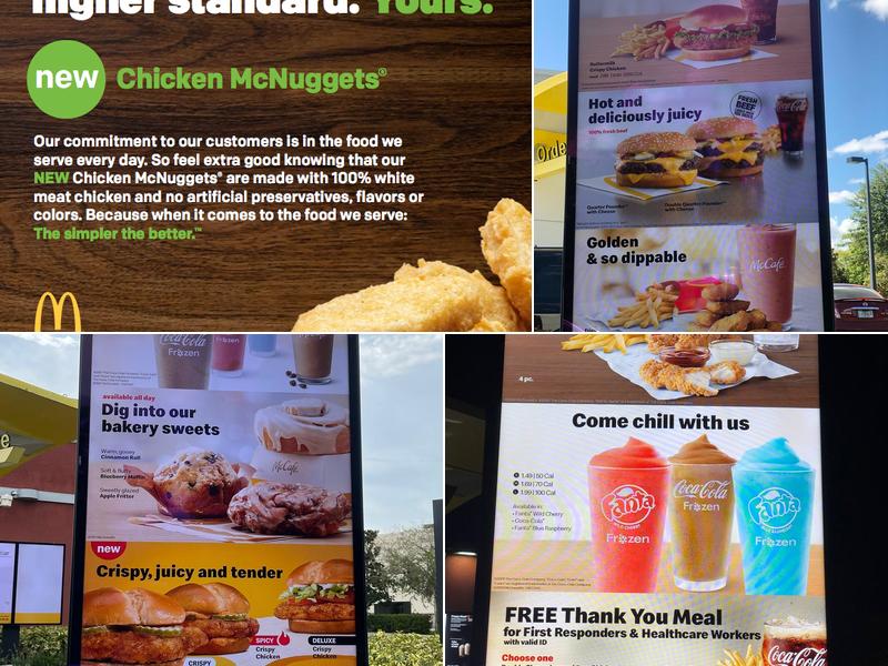 McDonald's Menu