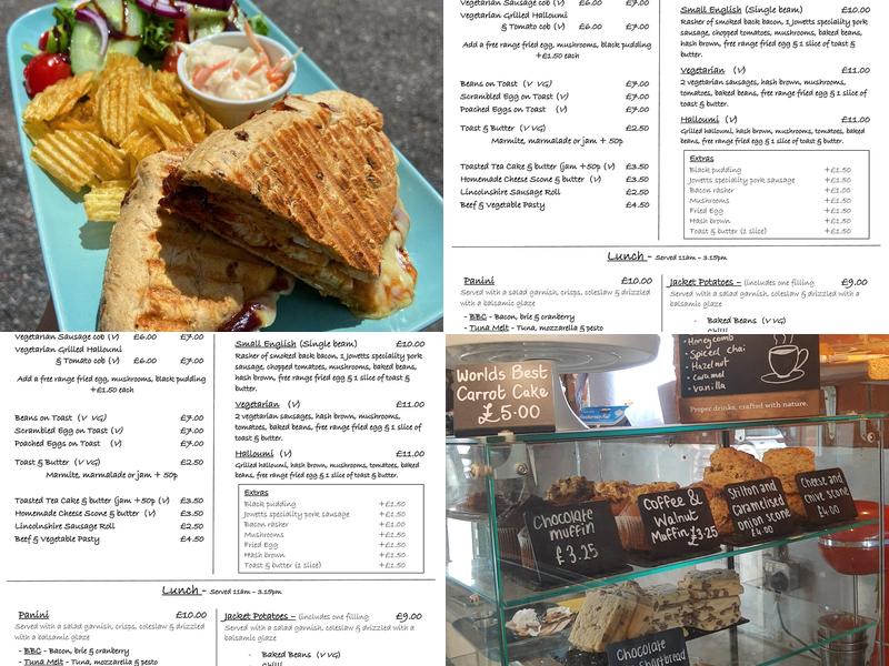 The Old Wharf Tearooms Menu