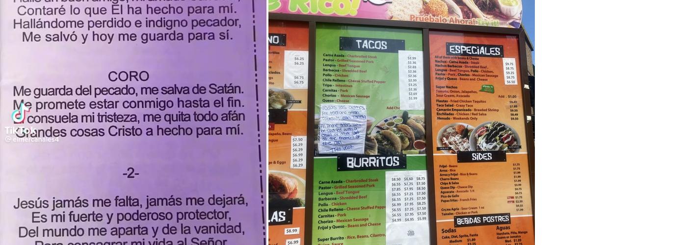 El Centenario Restaurant & Bar Menu