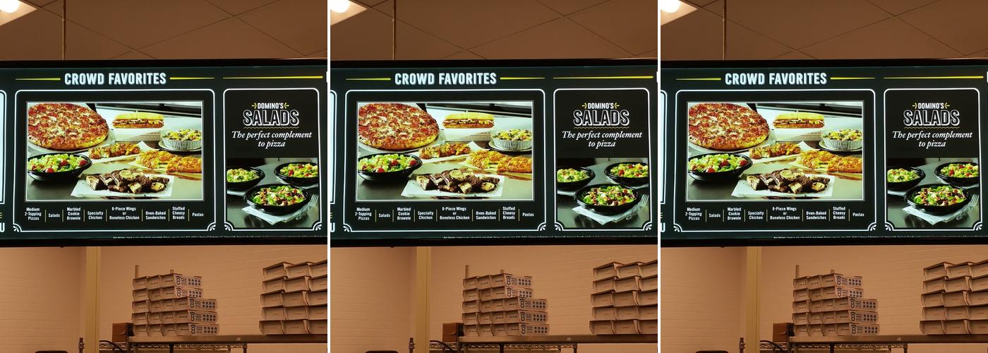 Domino's Pizza Menu