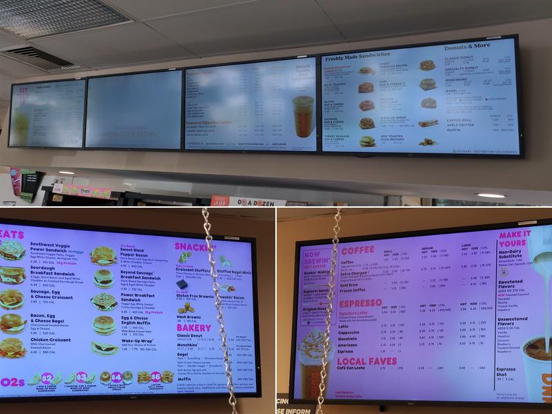 Dunkin' Menu