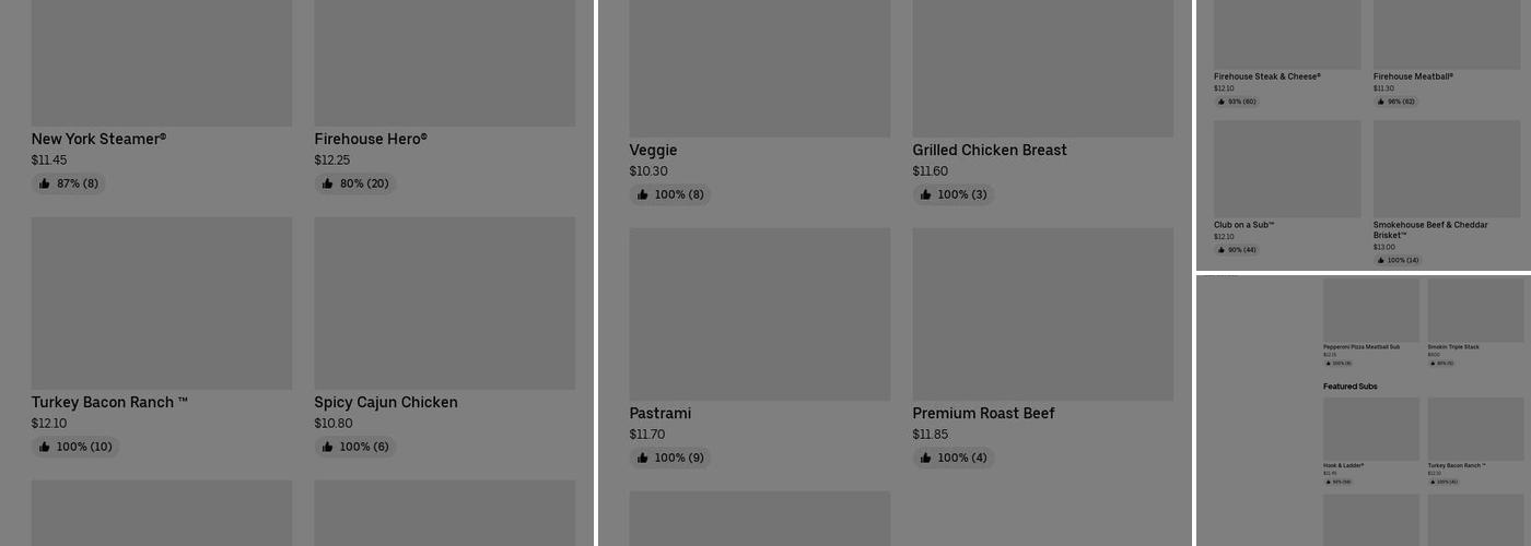 Firehouse Subs Goodhomes Plaza Menu