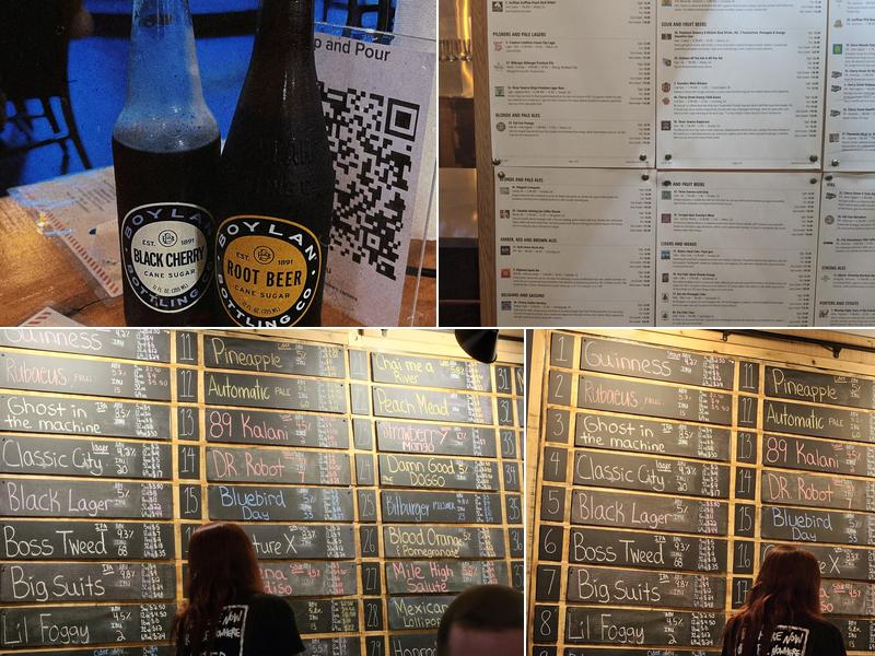 Tap and Pour Menu