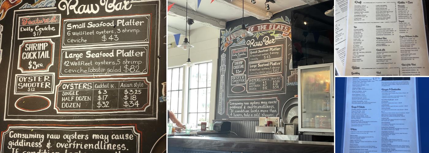 The Squealing Pig Provincetown Menu