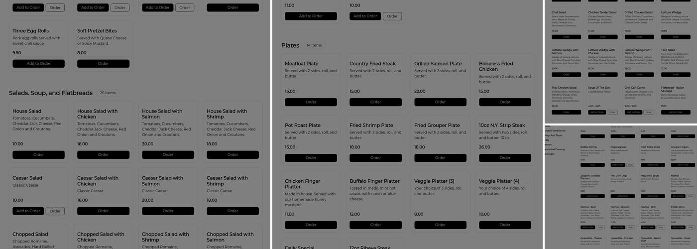 Laseter's Tavern Menu