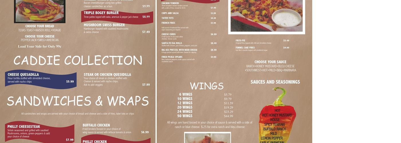 Mulligan's Sports Bar Menu