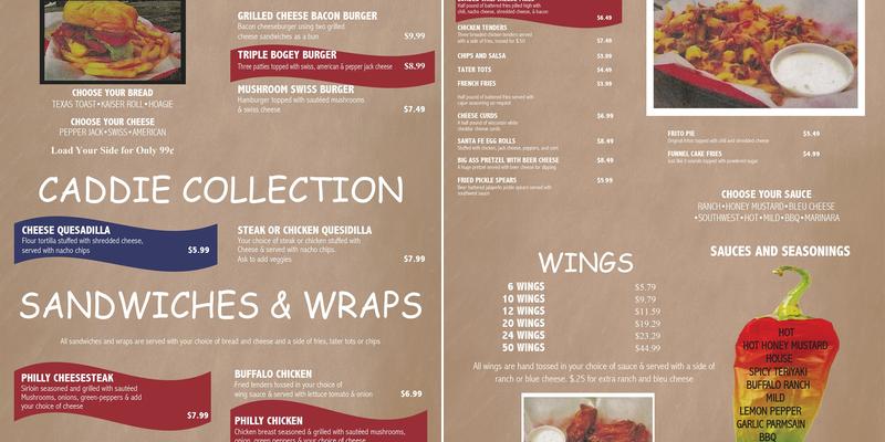 Mulligan's Sports Bar Menu