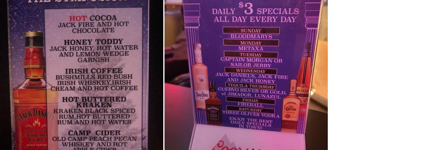 Symposion Menu