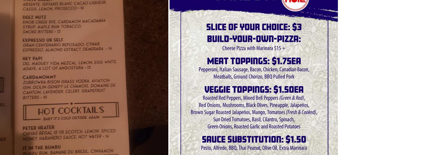 The Mode Lounge Menu