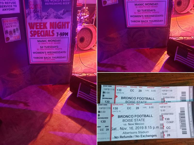 The Vault 21 Club Menu