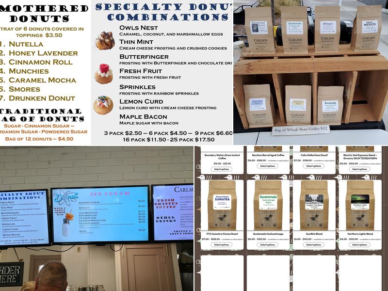 Carlson Roasting Co. Menu