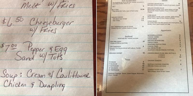 Donelli's Pub & Eatery Menu