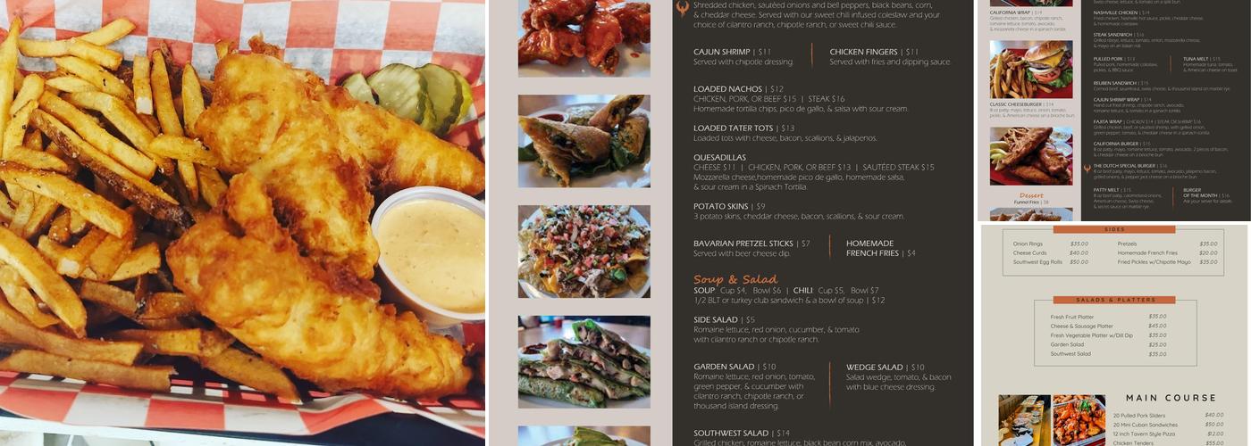 Dutch Inn West Menu