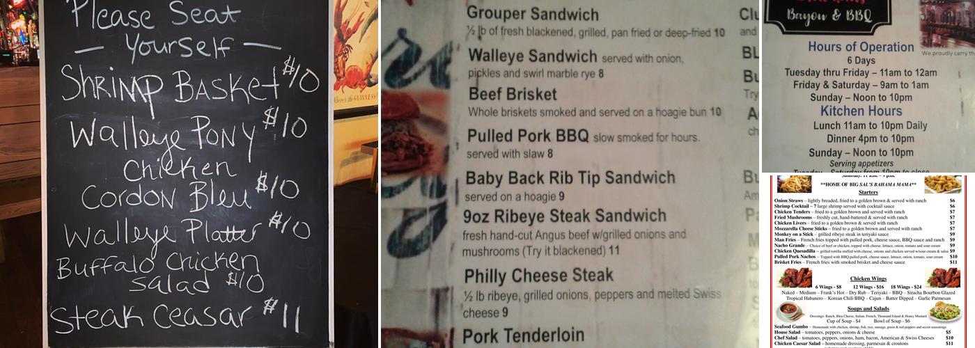 Brewhaus Menu