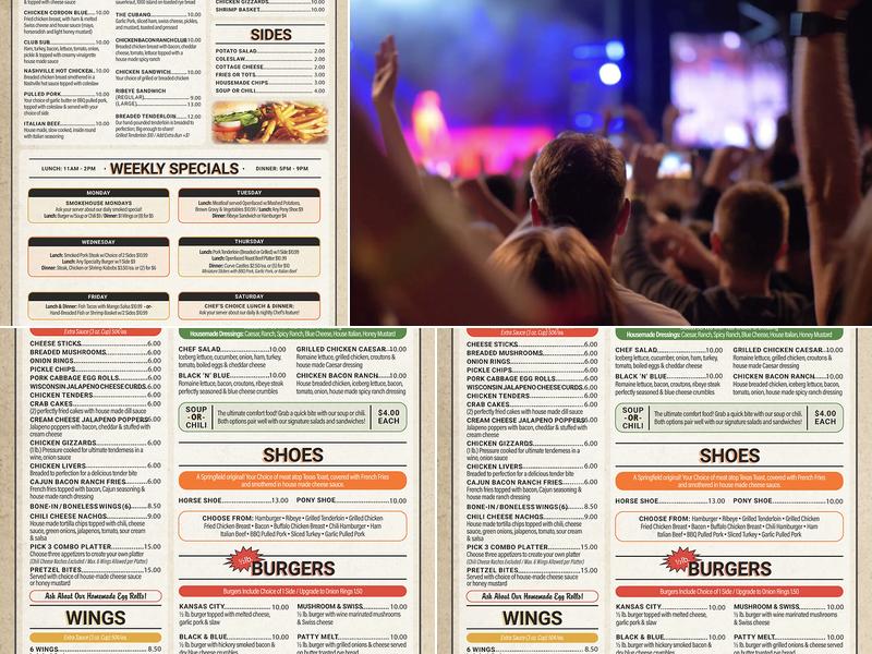 Curve Inn Menu