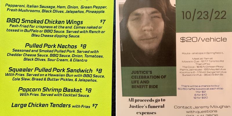 Sunset Inn Pub Menu