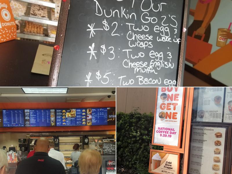 Dunkin' Menu
