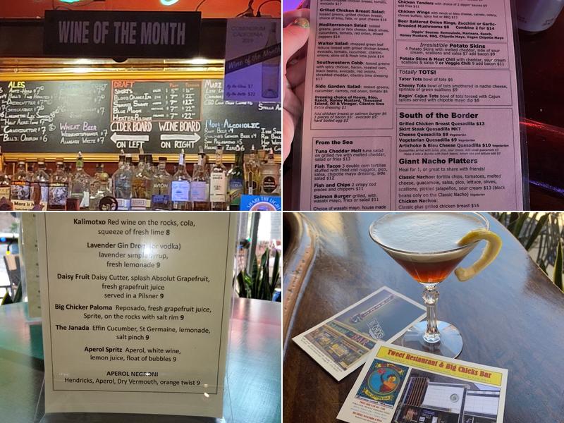 Big Chicks Menu
