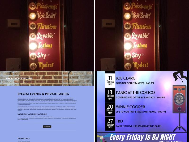 Arlington Ale House Menu