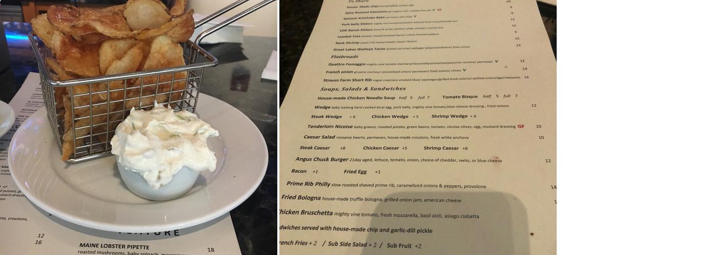 Gather Lounge Menu