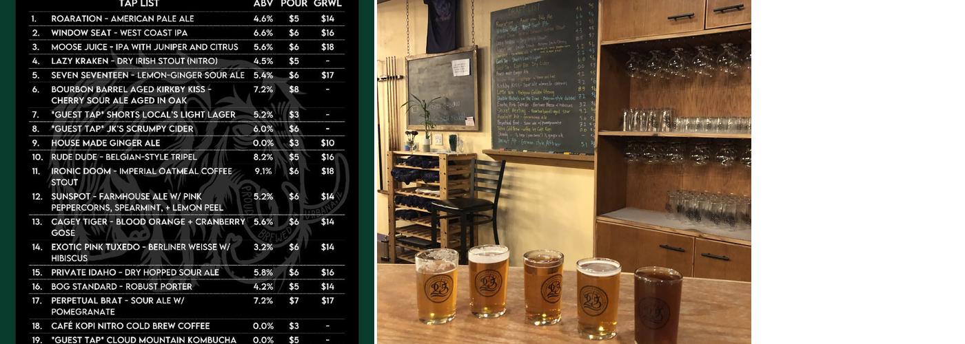 25 O'Clock Brewing Company Menu