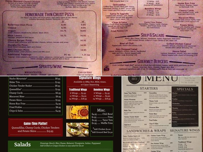 Bob McCullough's Pub & Grill Menu