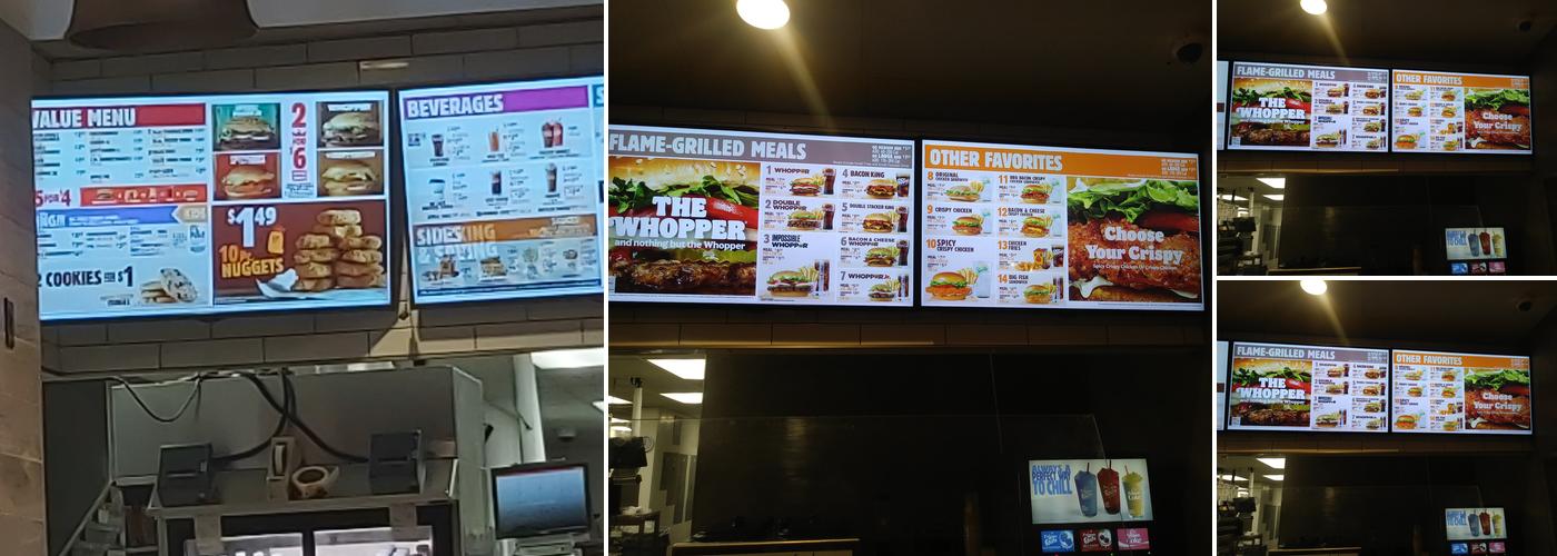 Burger King Menu