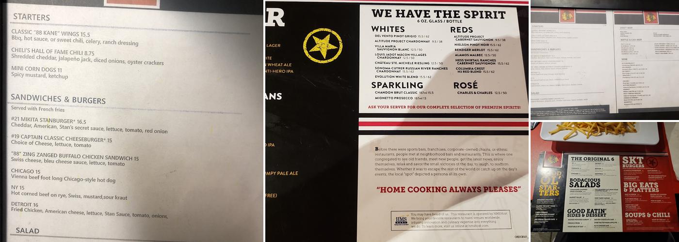 Stanley's Kitchen & Tap Menu