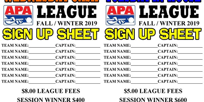 Sundown Inn Pub Menu