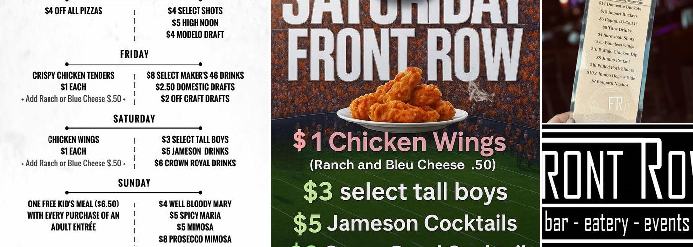 Front Row Menu