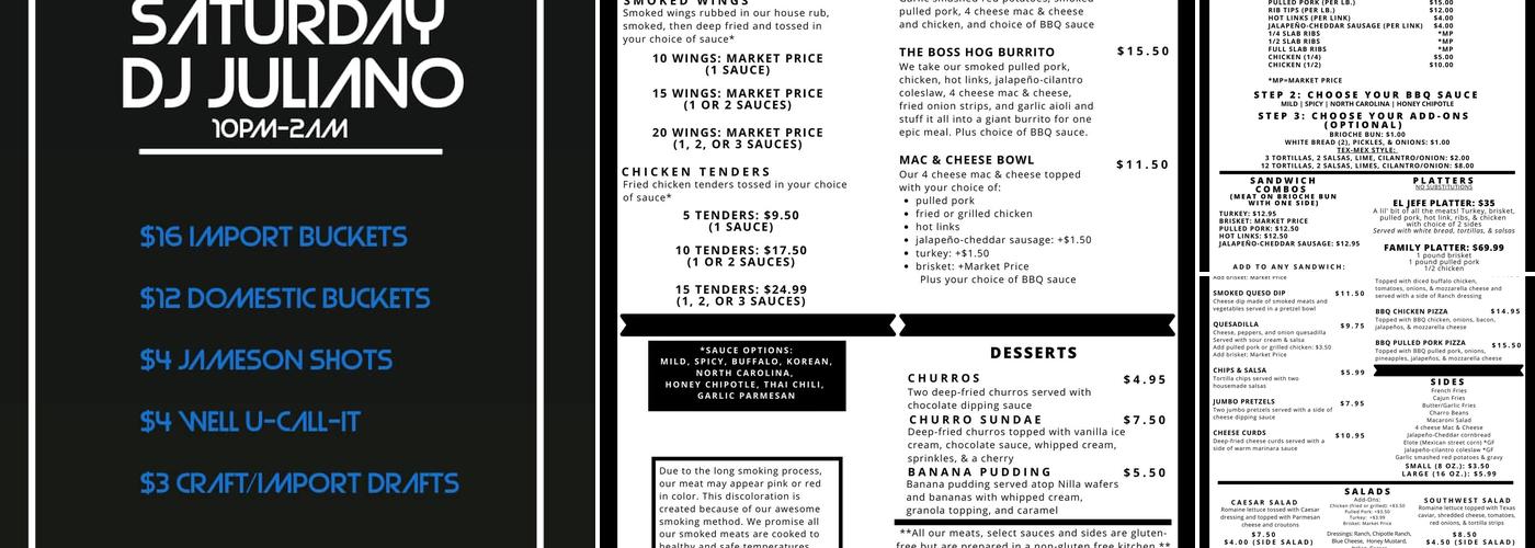 TC's Too Menu