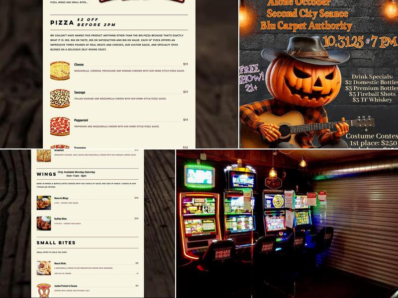 Lucky's Lounge Menu