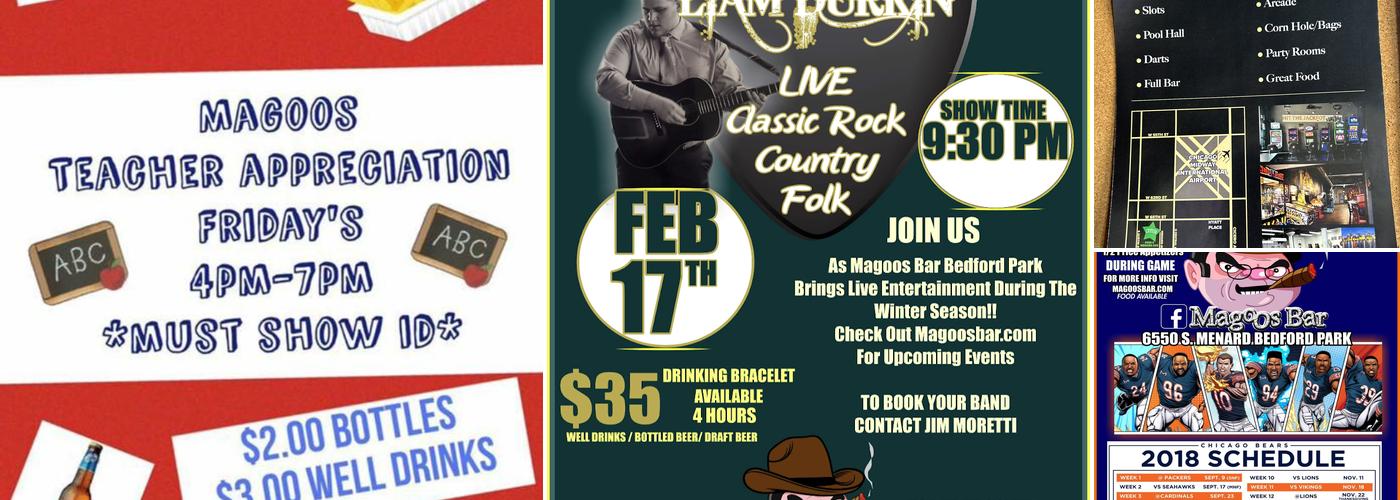 Magoos Bar Menu